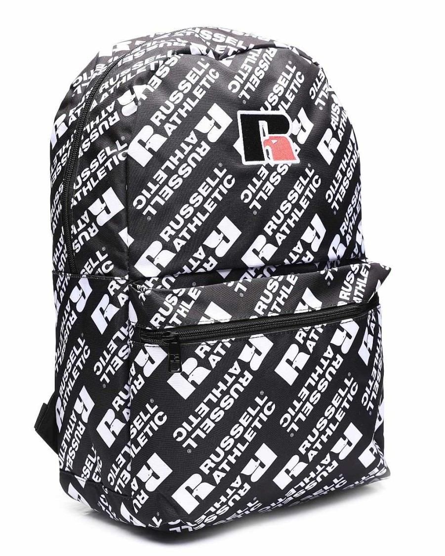 Men Russell Athletics | Score Board Backpack Black/White