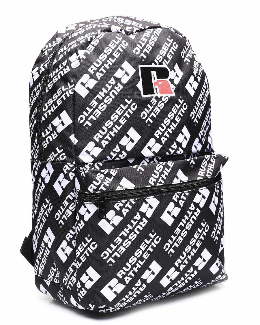 Girls Russell Athletics Backpacks | Score Board Backpack Black/White