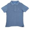 Boys Rocawear Tees | Contrast Color Trim Jersey Polo Shirt Teal