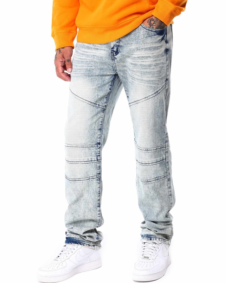 Men Reason Cargo Pants | Top Denim Jeans Blue