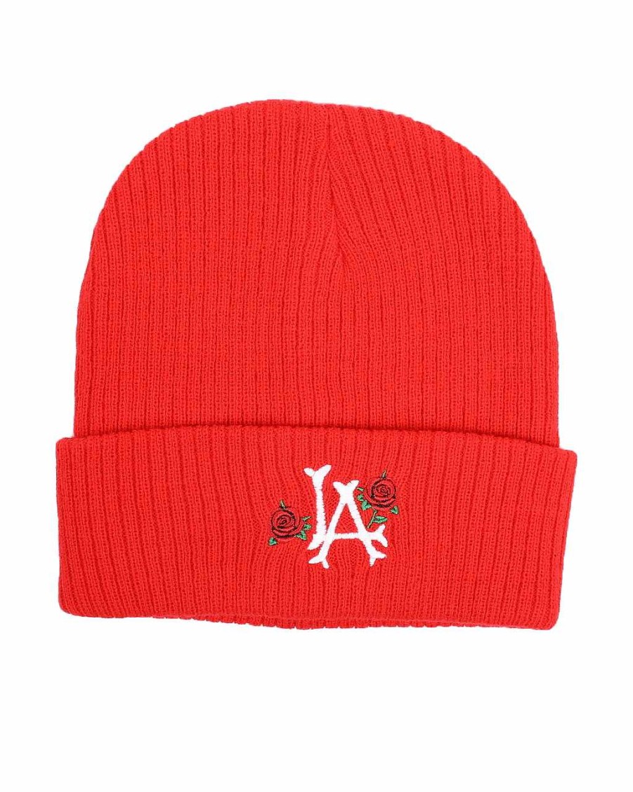 Women Reason Hats | La City Of Angels Beanie Red