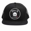 Men RIOT SOCIETY | Panda Snapback Hat Black