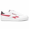 Men Reebok Shoes | Club C Revenge Sneakers White/Red