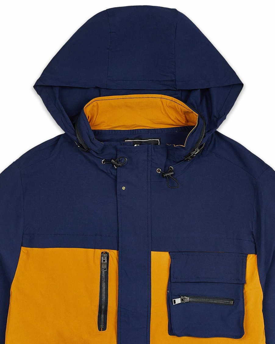 Men Reason Light Jackets | Utility Stretch Nylon Jacket Navy