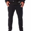 Men Rebel Minds Cargo Pants | Slim Fit Color Twill Pants Black