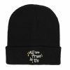 Women Reason Accessories | Trust Beanie Black