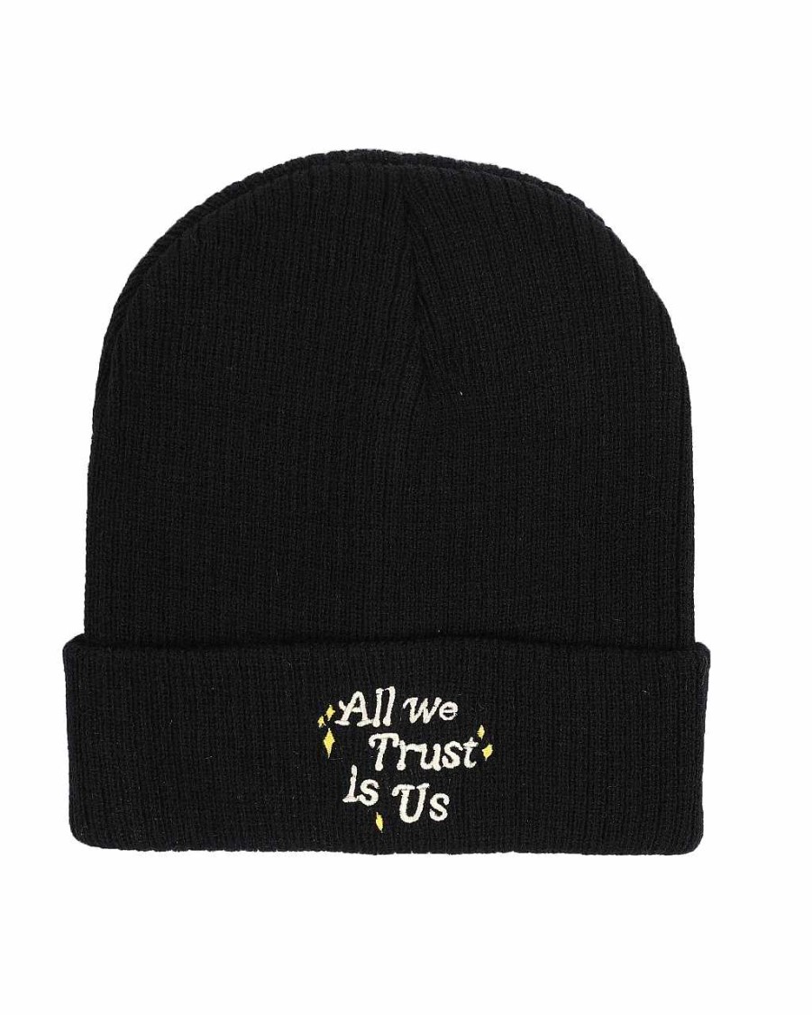 Women Reason Accessories | Trust Beanie Black