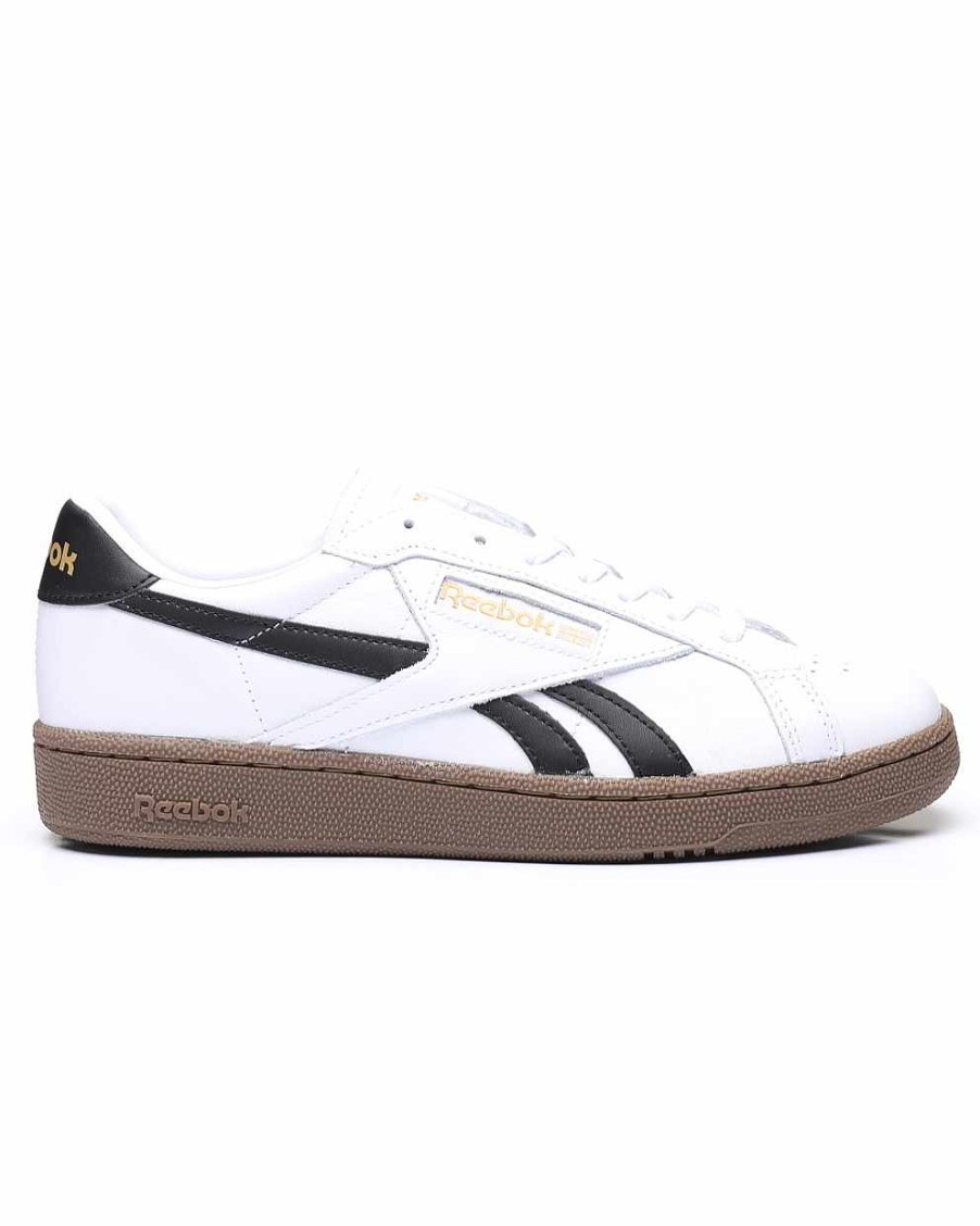 Men Reebok Shoes | Club C Grounds Uk Sneakers White/Black