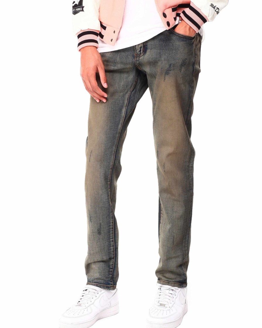 Men Richie Le Jeans | Faded Wash Jean Tinted Wash