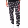 Men Rocawear Cargo Pants | All Over Print Jogger Pants Black