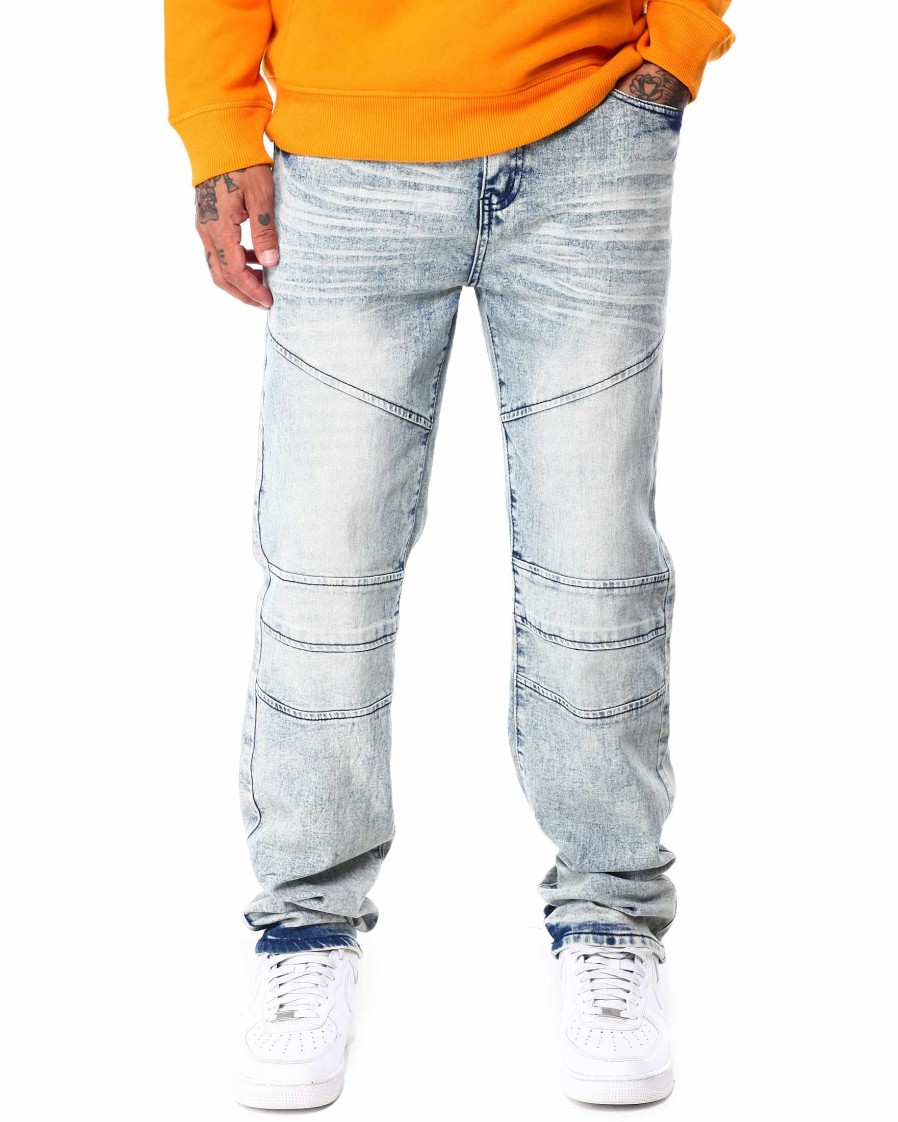 Men Reason Cargo Pants | Top Denim Jeans Blue