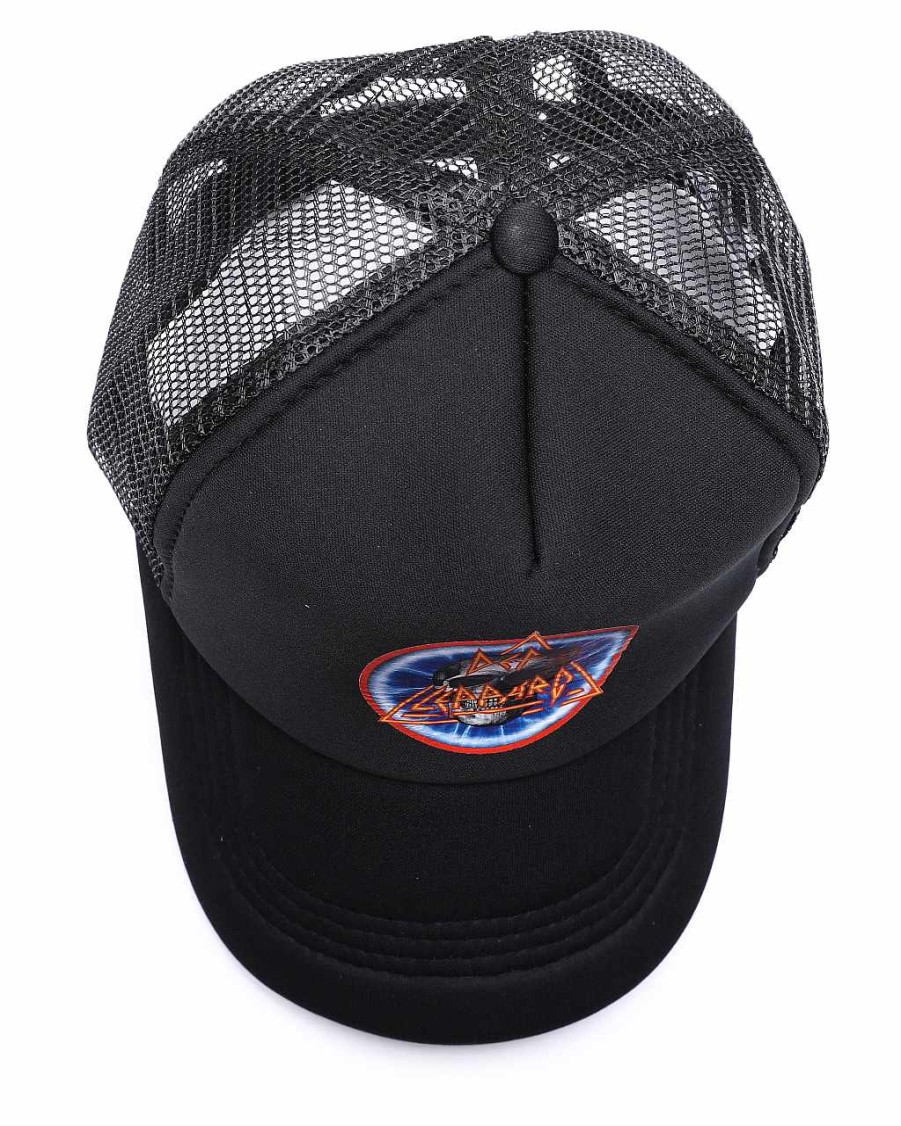 Women Reason Accessories | Def Leppard Adrenalize Trucker Hat Black