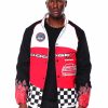 Men Reason Light Jackets | Dodge Speedway Racing Jacket Black/Red