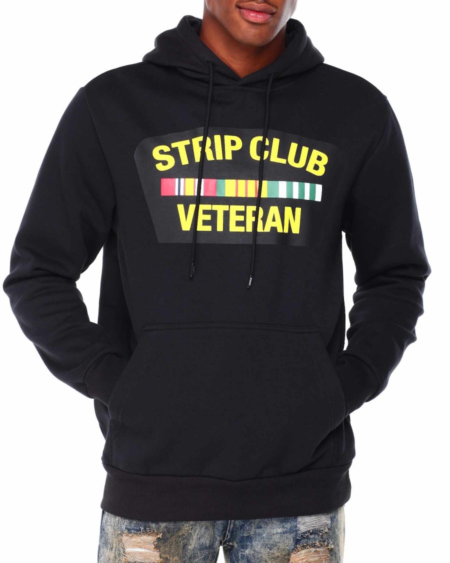 Men Reason | Strip Club Veteran Hoodie Black