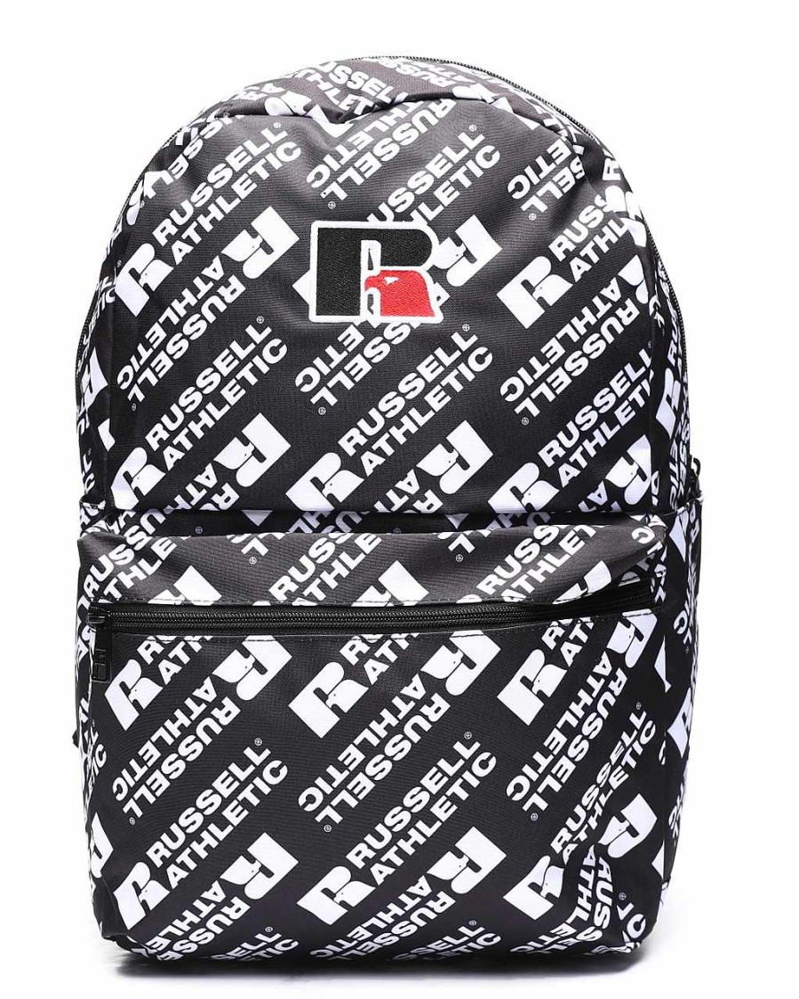 Boys Russell Athletics Backpacks | Score Board Backpack Black/White