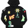 Boys Rebel Minds Hoodies | Fun Forever Graphic Pullover Hoodie Black