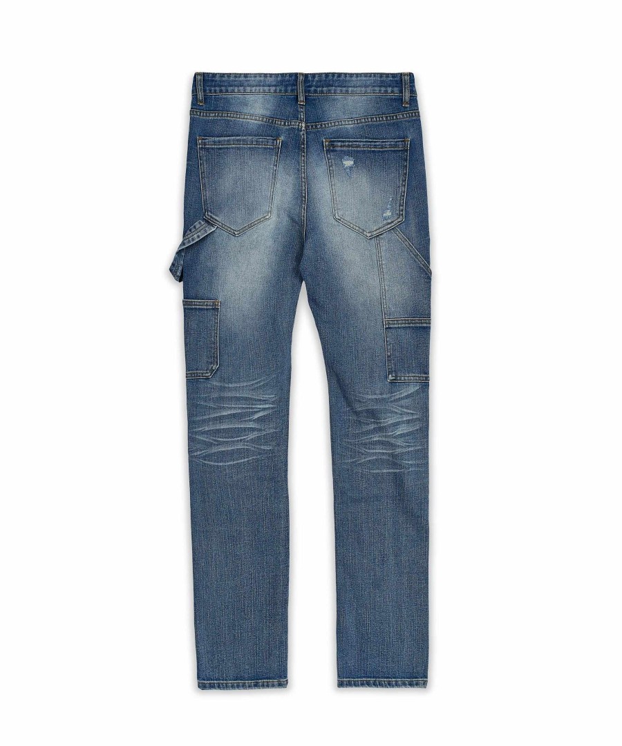 Men Reason Jeans | Lee Carpenter Jeans Med Blue