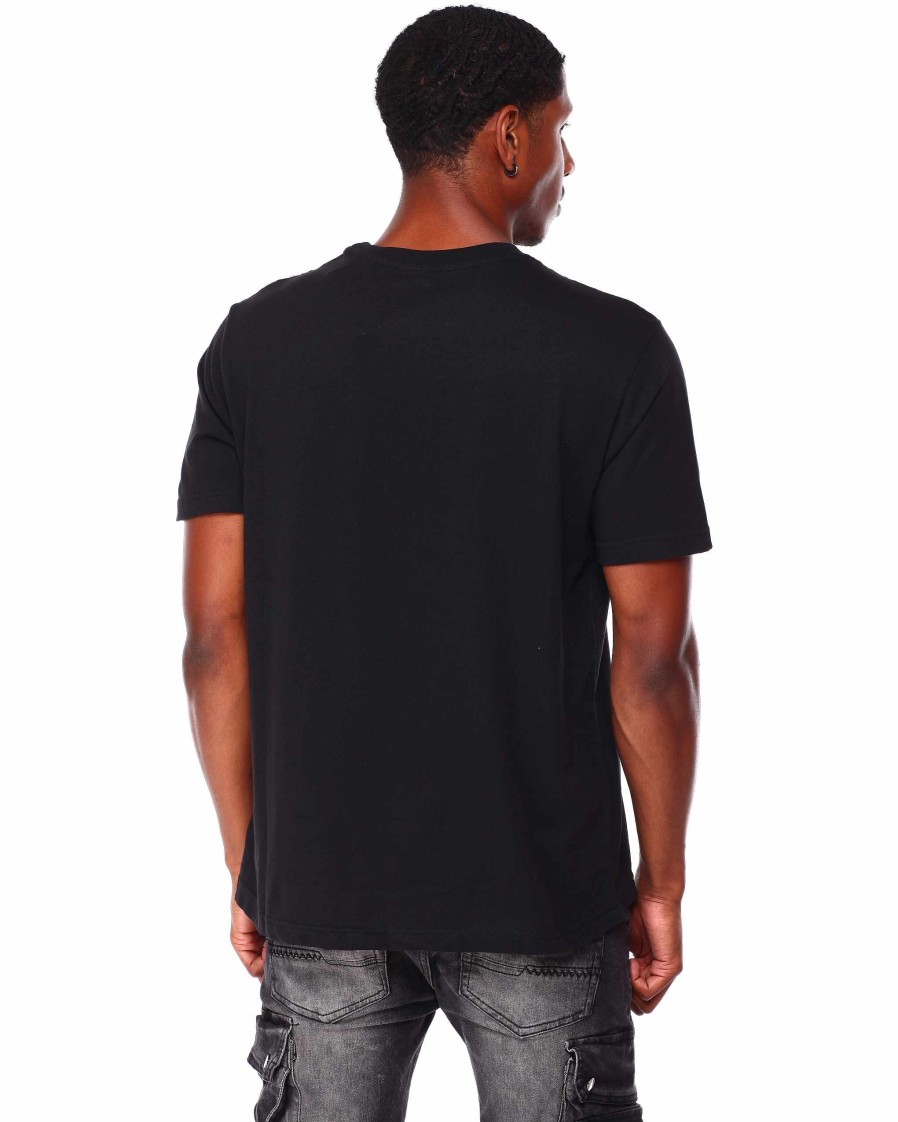 Men Rocawear Tees | Drip Too Hard Bear Graphic T-Shirt Black