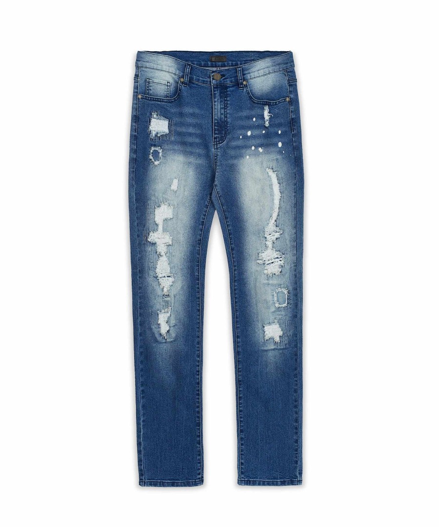 Men Reason Jeans | Zedd Denim Jeans Med Blue