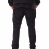 Men Rebel Minds Big & Tall | Slim Fit Color Twill Pants Black