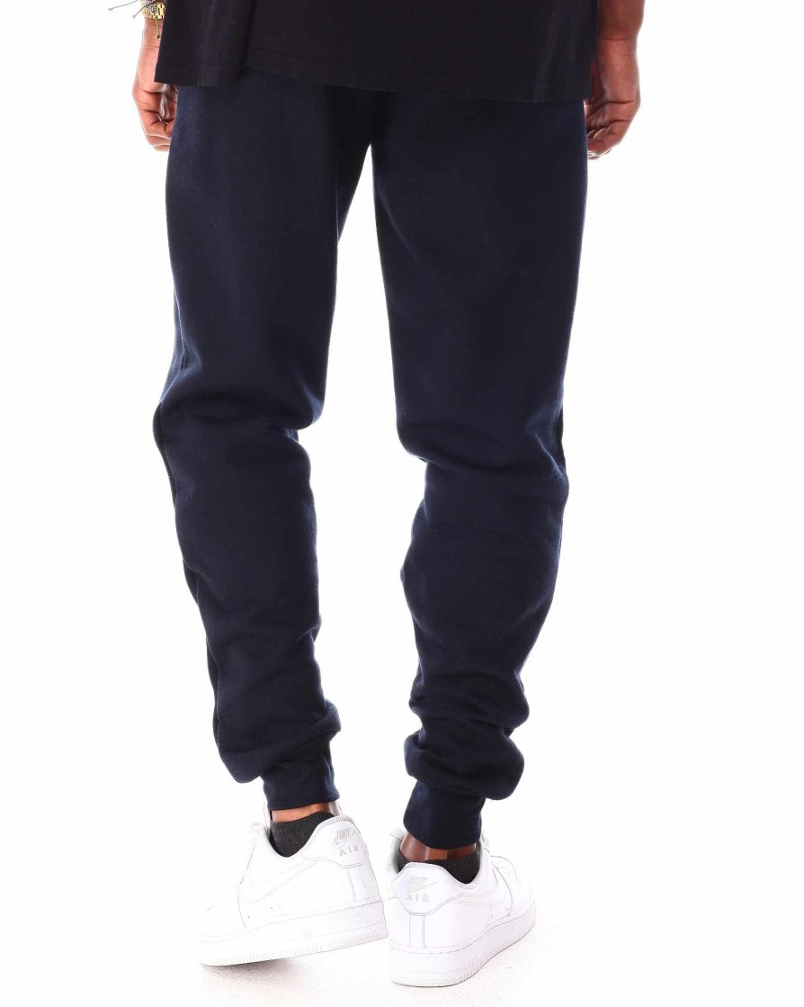 Men Rocawear Joggers | Basic Fleece Jogger Pant Navy