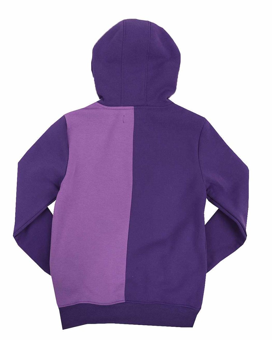 Boys Rebel Minds Hoodies | Teddy Bear Scream Applique Fleece Pullover Hoodie Purple