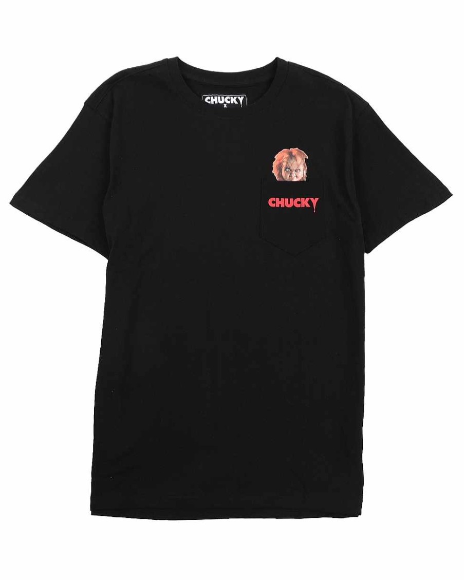 Men Reason Tees | Chucky Pocket Tee Black