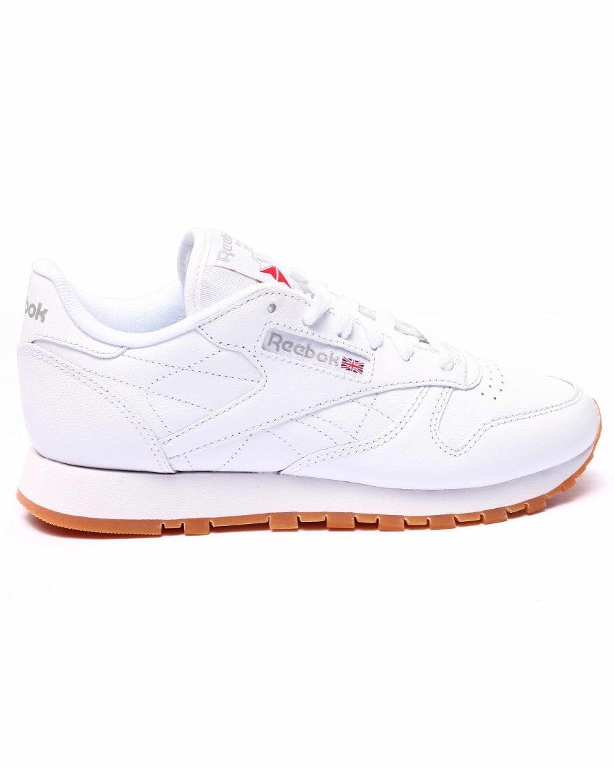 Women Reebok Shoes | Classic Leather Gum Sneakers White