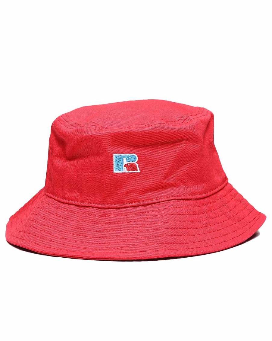 Women Russell Athletics Hats | Core Bucket Hat Red