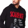 Men Reason | Scarface Chenille Money Power Respect Hoodie Black