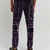 Men Reason Cargo Pants | Chain Link Joggers Purple