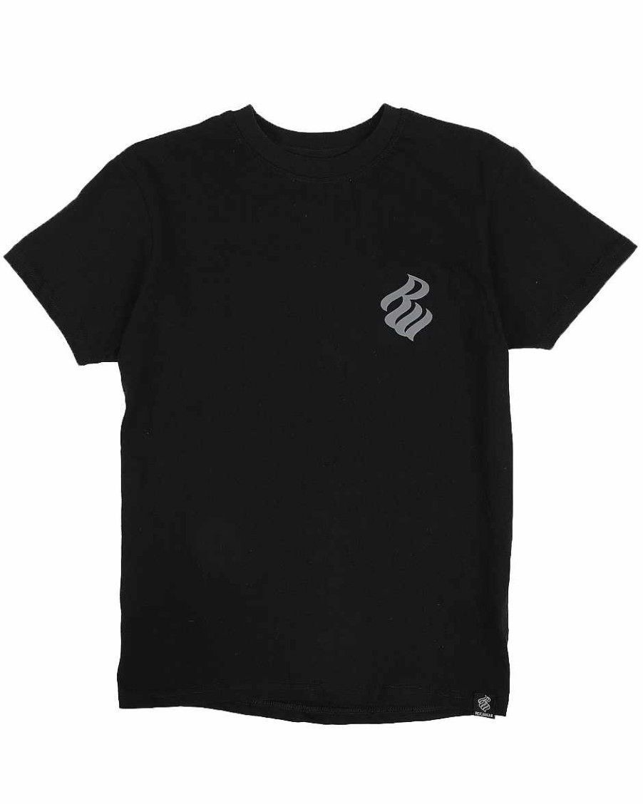 Men Rocawear Tees | Rocawear Crew Neck T-Shirt Black