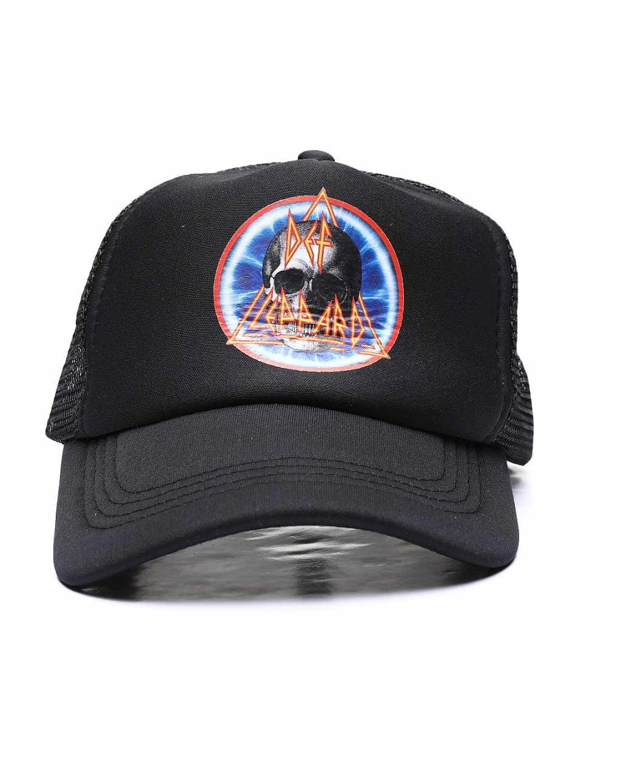 Women Reason Accessories | Def Leppard Adrenalize Trucker Hat Black