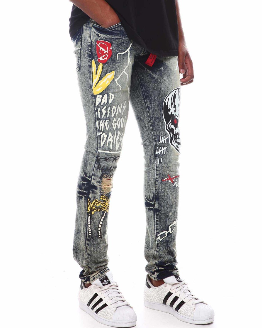 Men Reason Jeans | Move In Silence Jean Multi