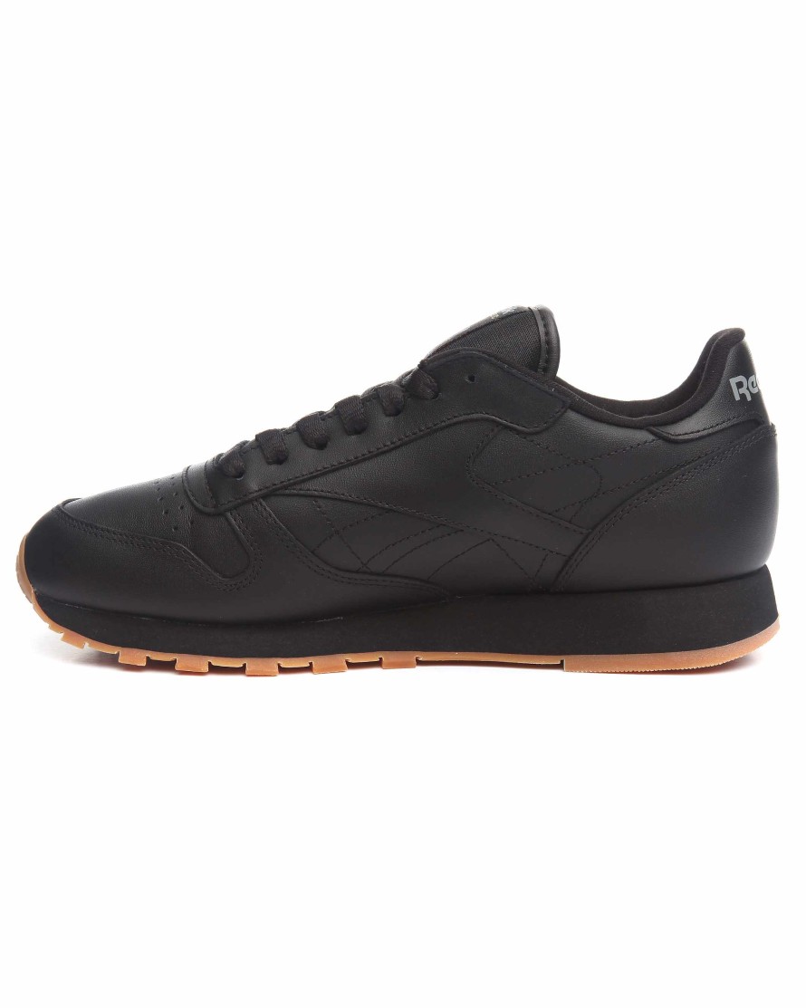 Men Reebok Shoes | Classic Leather Gumsole Sneakers Black