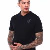 Men Rocawear Tees | Rocawear V-Neck Jersey Black