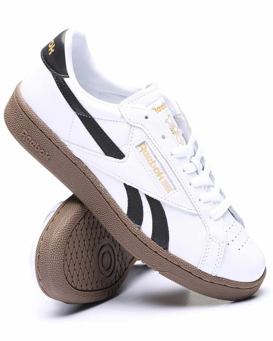 Men Reebok Shoes | Club C Grounds Uk Sneakers White/Black