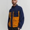 Men Reason Light Jackets | Utility Stretch Nylon Jacket Navy