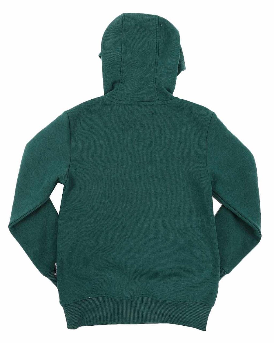 Boys Rebel Minds Hoodies | Stay Close Graphic Pullover Hoodie Hunter Green