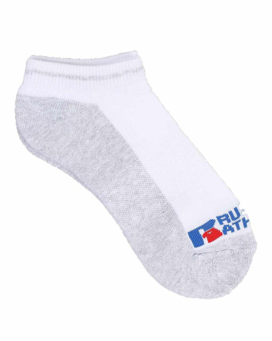 Men Russell Athletics Socks | 6Pk Cooper No Show Socks White