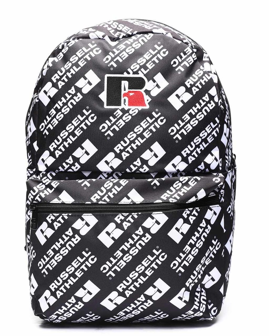 Boys Russell Athletics Accessories | Score Board Backpack Black/White