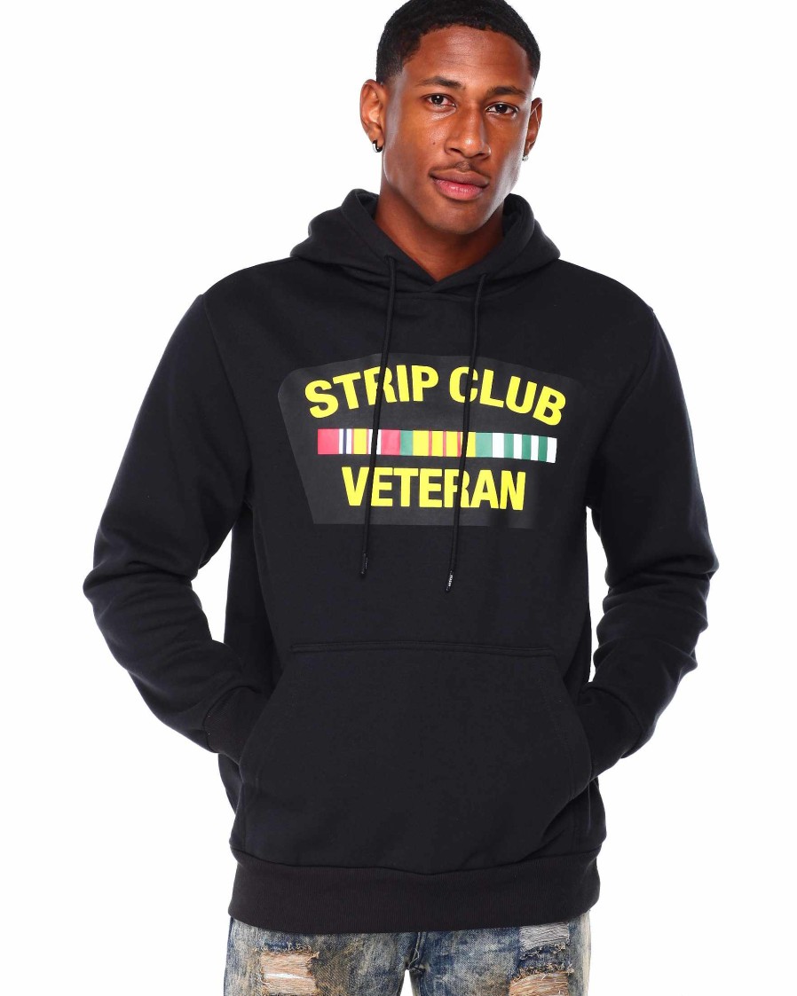 Men Reason | Strip Club Veteran Hoodie Black