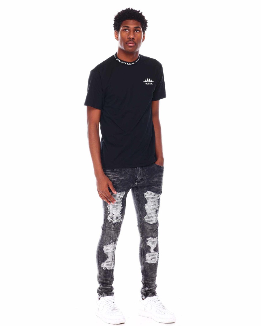 Men Reason Tees | Mirror Hustler Tee Black