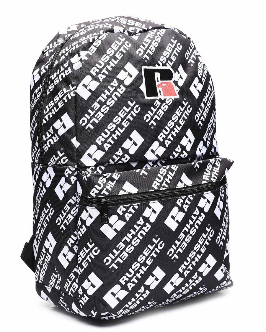 Boys Russell Athletics Backpacks | Score Board Backpack Black/White