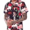 Men Reason Button Downs | Scarface Cherub Shirt Black