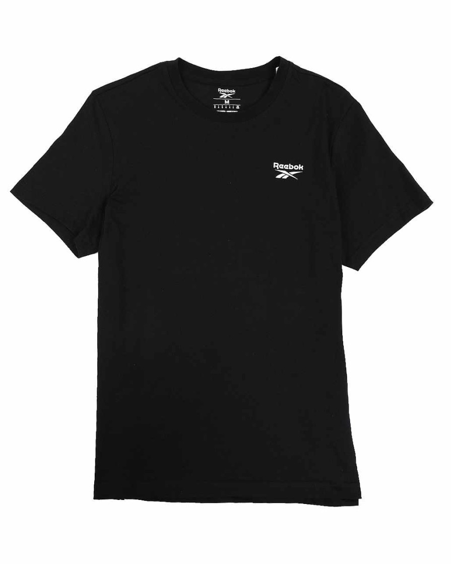 Men Reebok Tees | Rl Left Chest Logo Tee Black