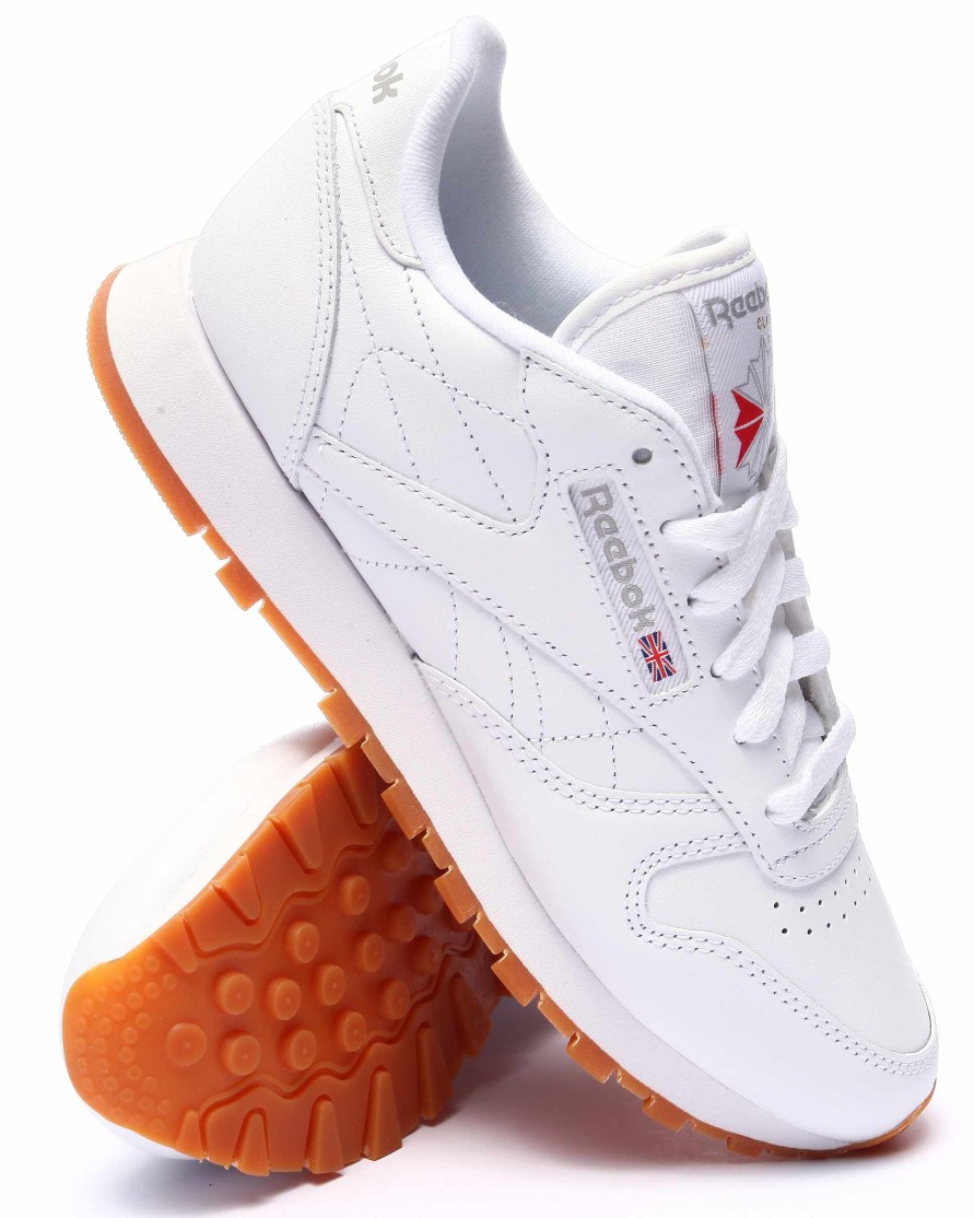 Women Reebok Shoes | Classic Leather Gum Sneakers White