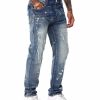 Men Reason Cargo Pants | Stitchworks Denim Jean Blue