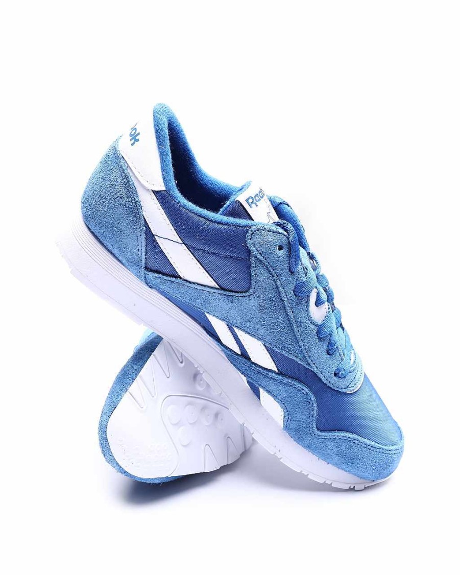 Men Reebok Shoes | Classic Nylon Sneakers Blue