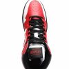 Men Reason Sneakers | Flaming Skull Sneakers Black/Red